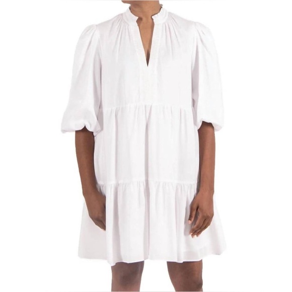 Emily McCarthy Dresses & Skirts - Emily McCarthy Women’s Bright White Frankie Whimsical Dress
